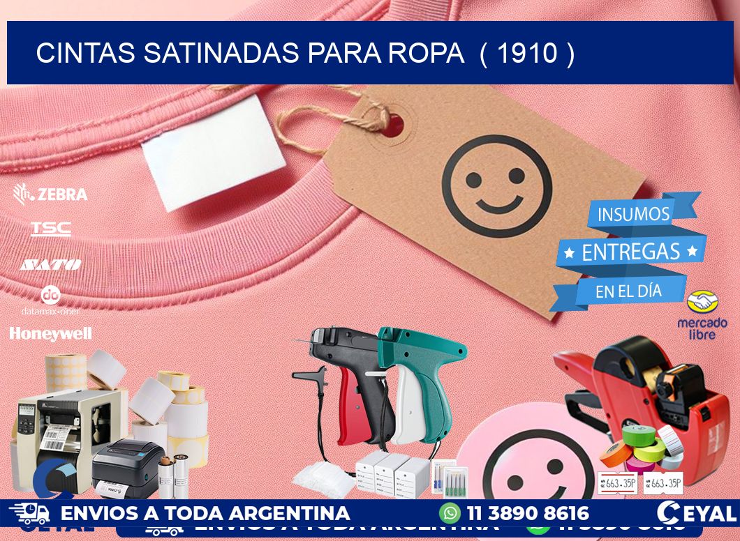 cintas satinadas para ropa ( 1910 )