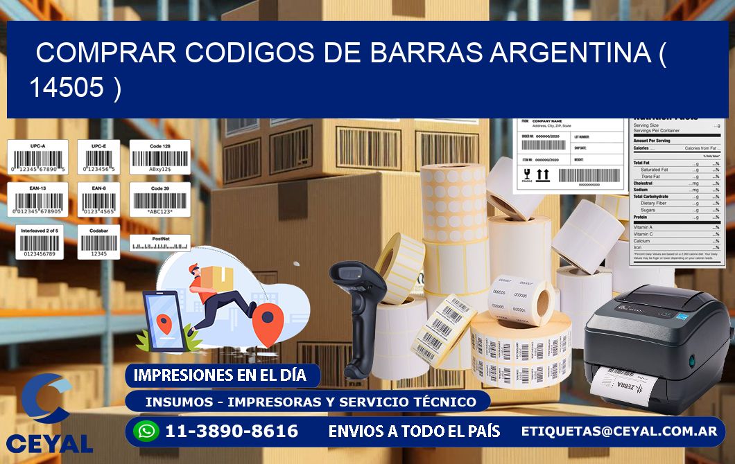 comprar codigos de barras argentina ( 14505 )