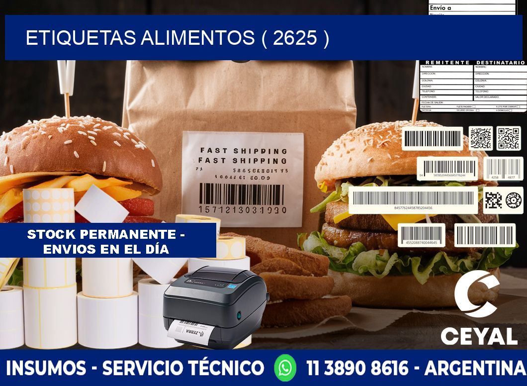 etiquetas alimentos ( 2625 )