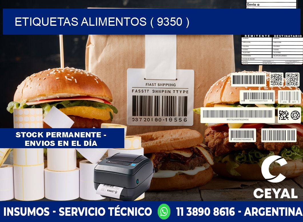 etiquetas alimentos ( 9350 )