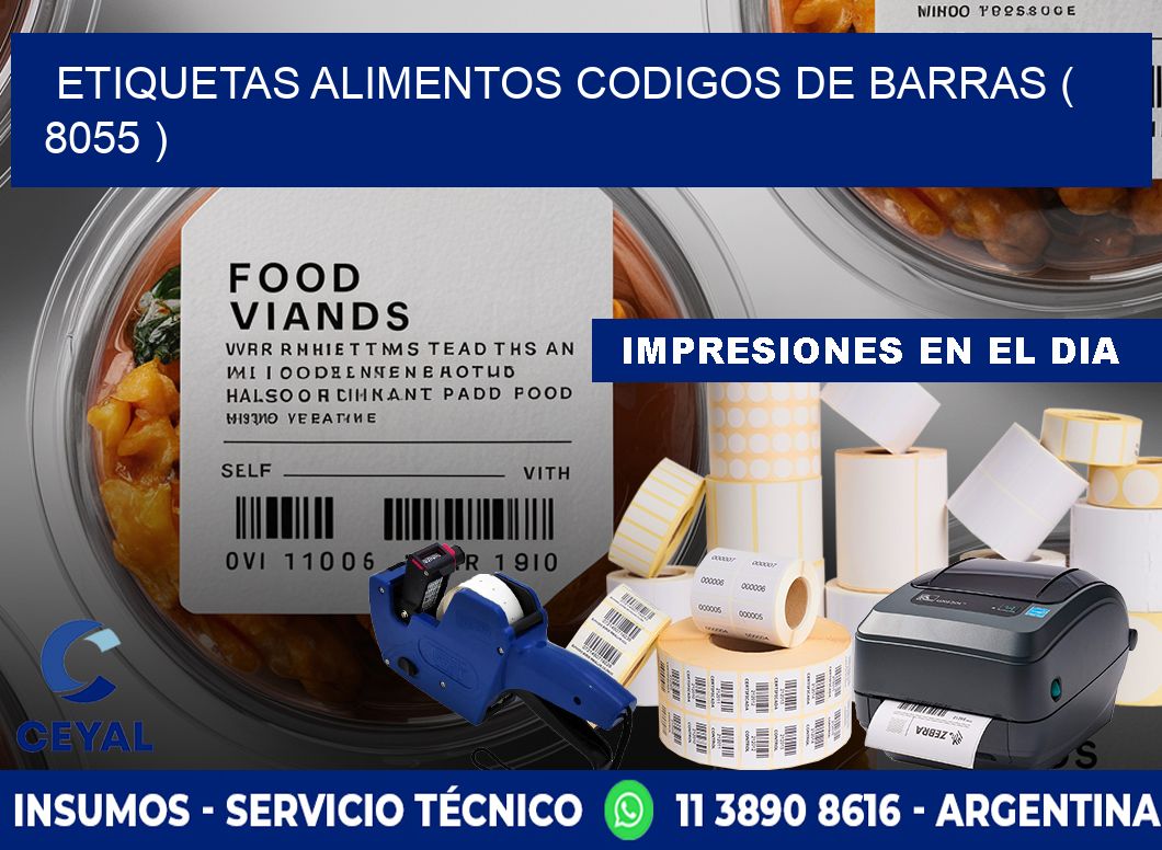etiquetas alimentos codigos de barras ( 8055 )