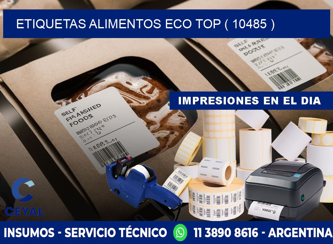 etiquetas alimentos eco top ( 10485 )