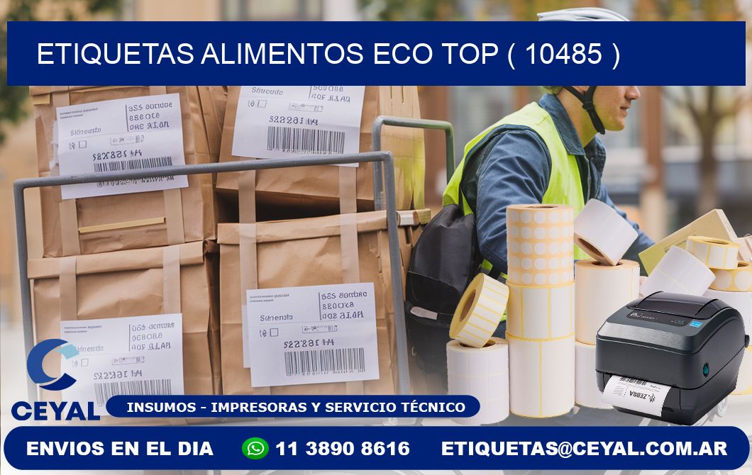 etiquetas alimentos eco top ( 10485 )