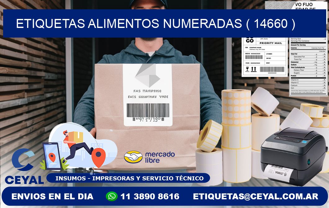 etiquetas alimentos numeradas ( 14660 )