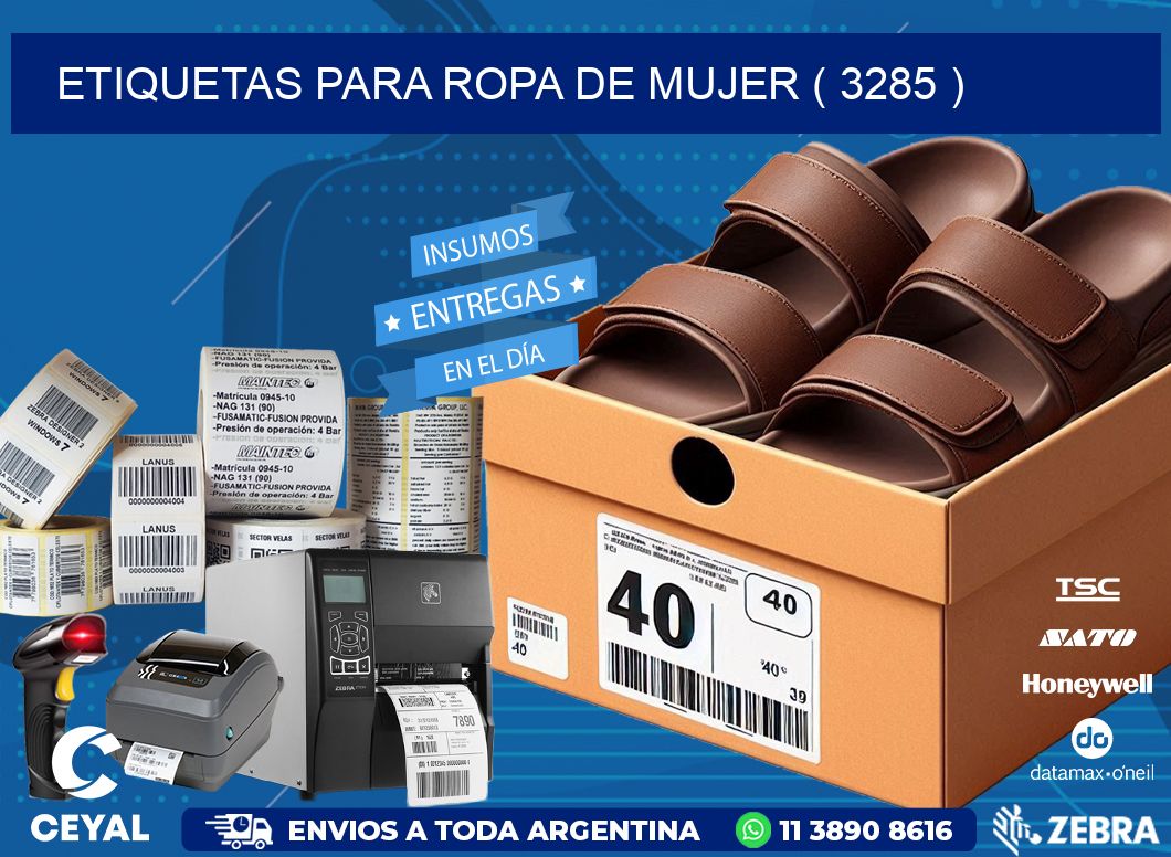 etiquetas para ropa de mujer ( 3285 )