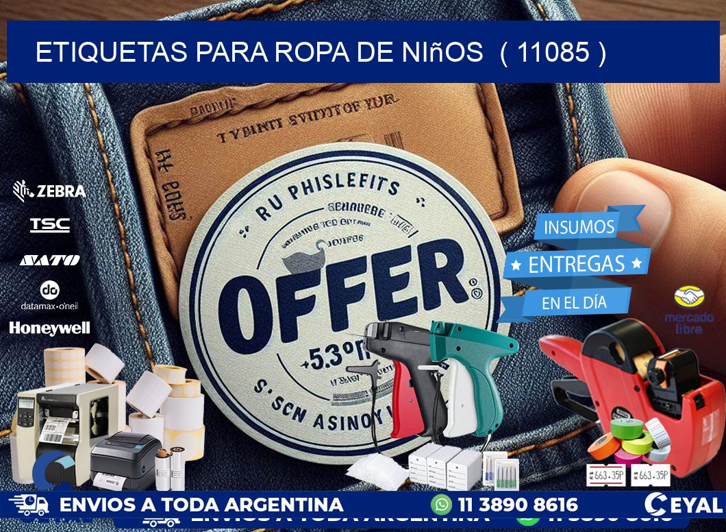 etiquetas para ropa de niños ( 11085 )