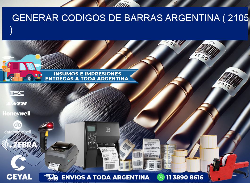 generar codigos de barras argentina ( 2105 )