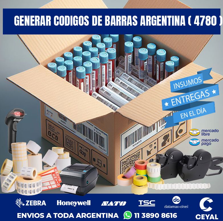 generar codigos de barras argentina ( 4780 )