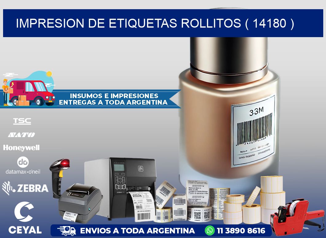 impresion de etiquetas rollitos ( 14180 )