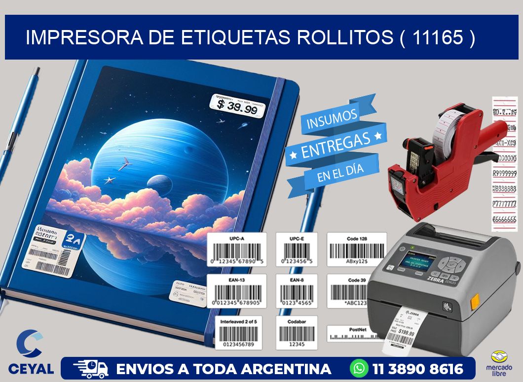 impresora de etiquetas rollitos ( 11165 )