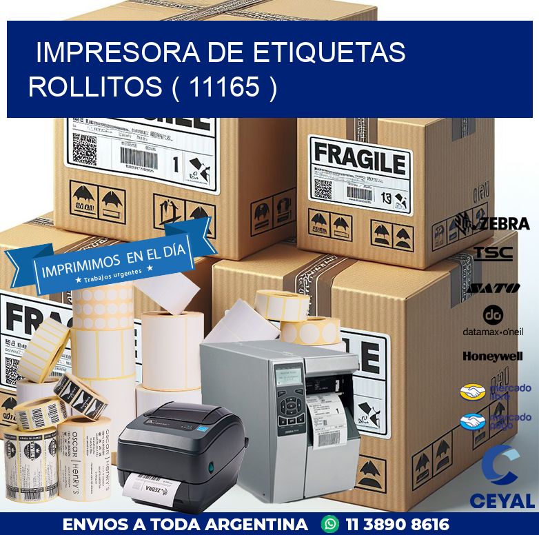 impresora de etiquetas rollitos ( 11165 )