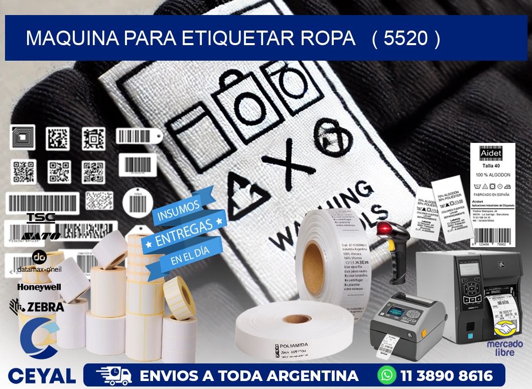 maquina para etiquetar ropa   ( 5520 )