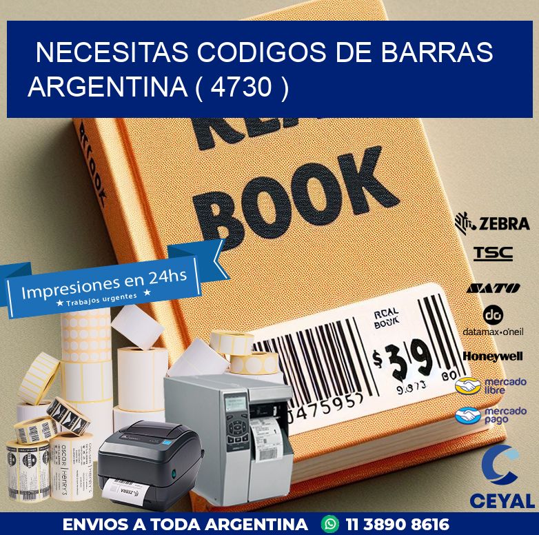 necesitas codigos de barras argentina ( 4730 )