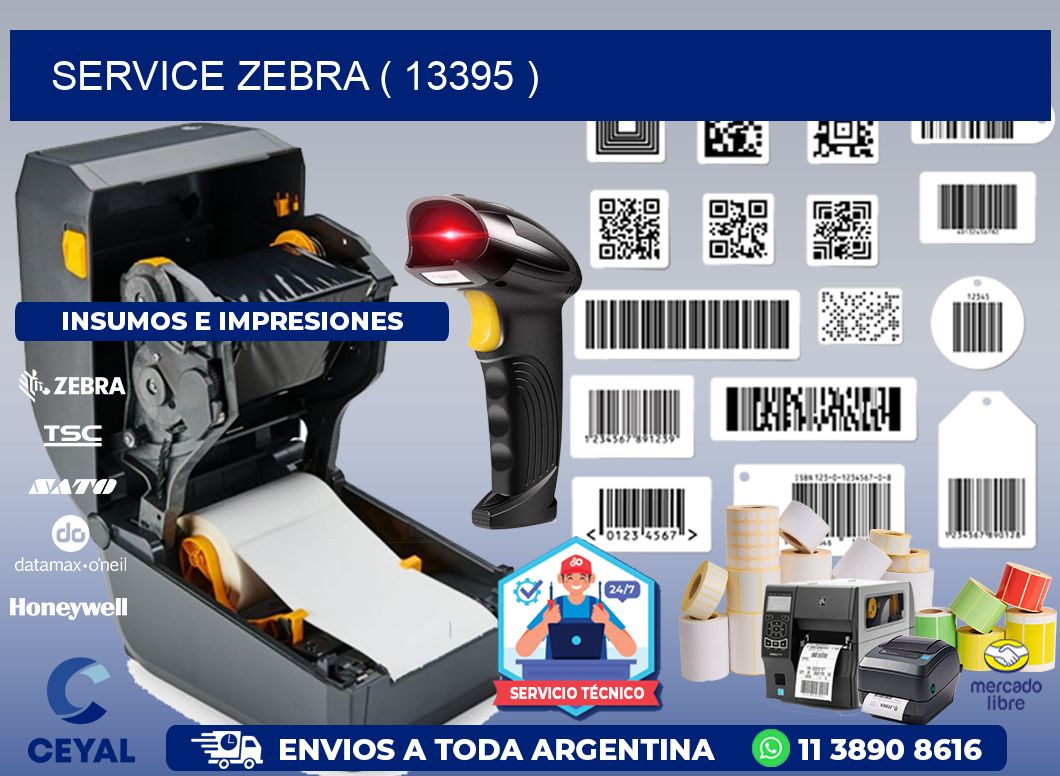 service zebra ( 13395 )