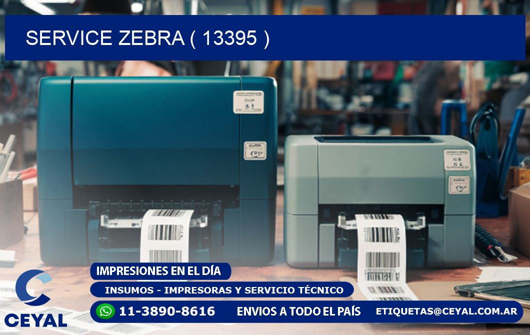 service zebra ( 13395 )