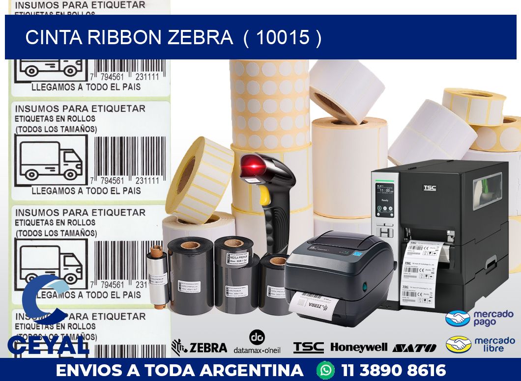 CINTA RIBBON ZEBRA  ( 10015 )