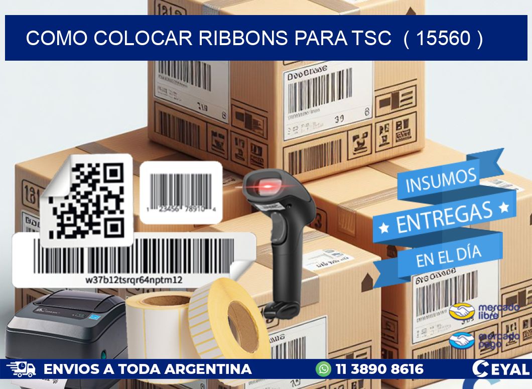 COMO COLOCAR RIBBONS PARA TSC  ( 15560 )