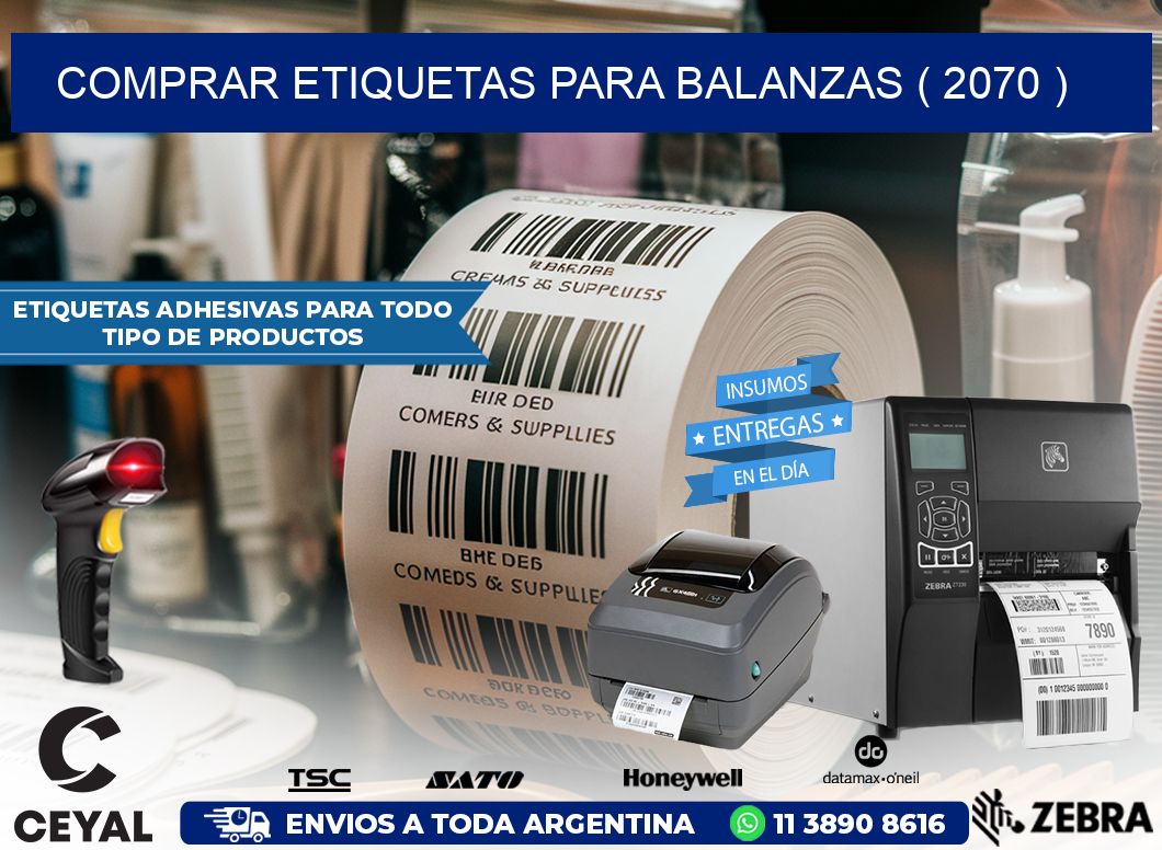 COMPRAR ETIQUETAS PARA BALANZAS ( 2070 )