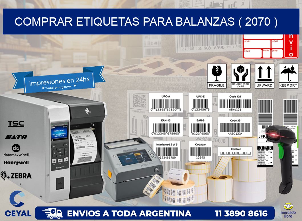 COMPRAR ETIQUETAS PARA BALANZAS ( 2070 )