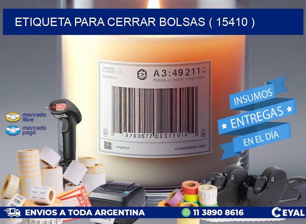 ETIQUETA PARA CERRAR BOLSAS ( 15410 )
