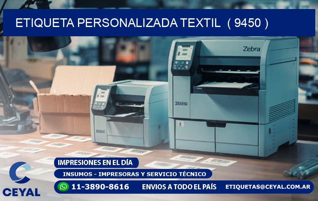 ETIQUETA PERSONALIZADA TEXTIL  ( 9450 )