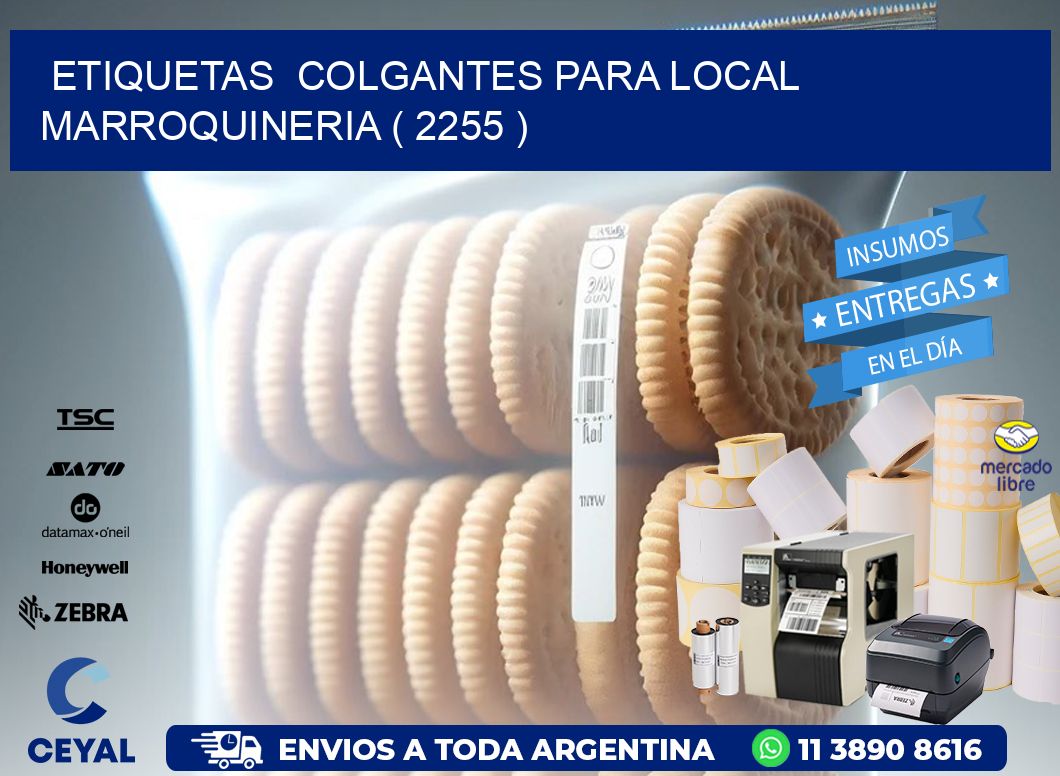 ETIQUETAS  COLGANTES PARA LOCAL MARROQUINERIA ( 2255 )