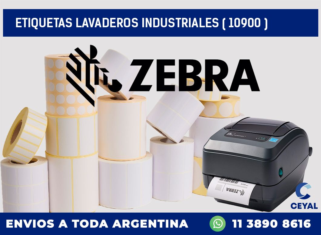 ETIQUETAS LAVADEROS INDUSTRIALES ( 10900 )