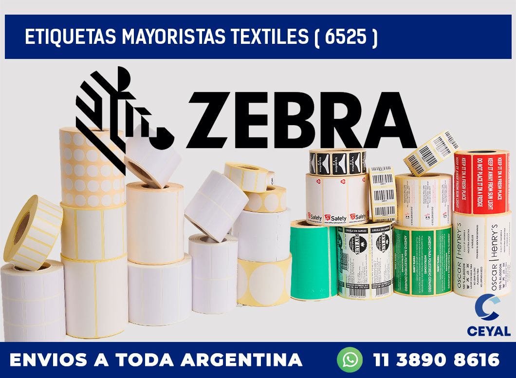 ETIQUETAS MAYORISTAS TEXTILES ( 6525 )