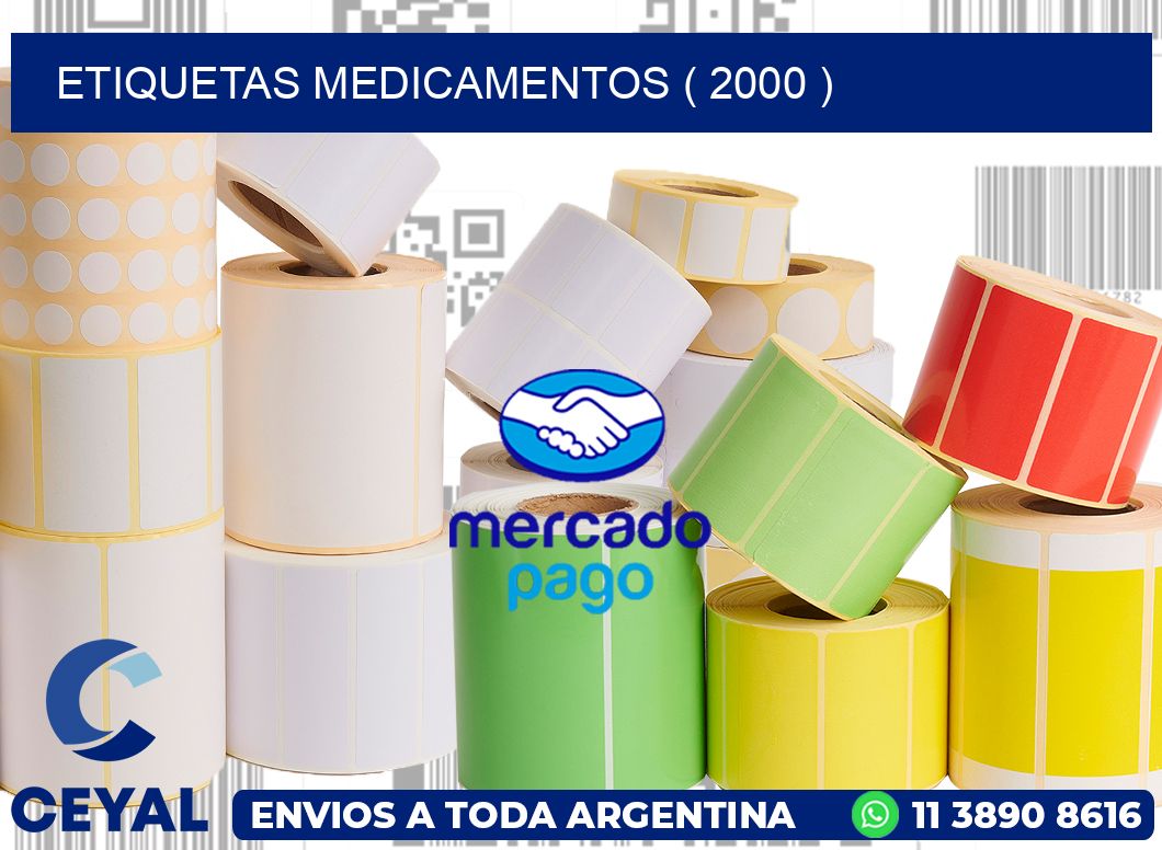 ETIQUETAS MEDICAMENTOS ( 2000 )