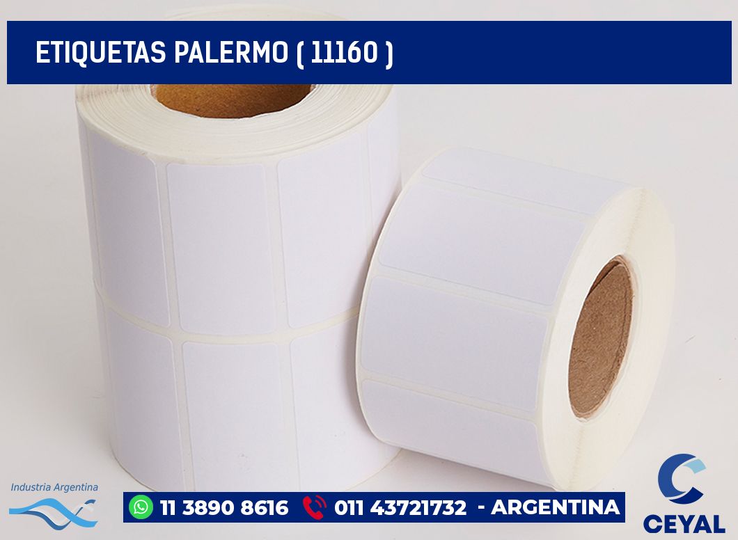 ETIQUETAS PALERMO ( 11160 )