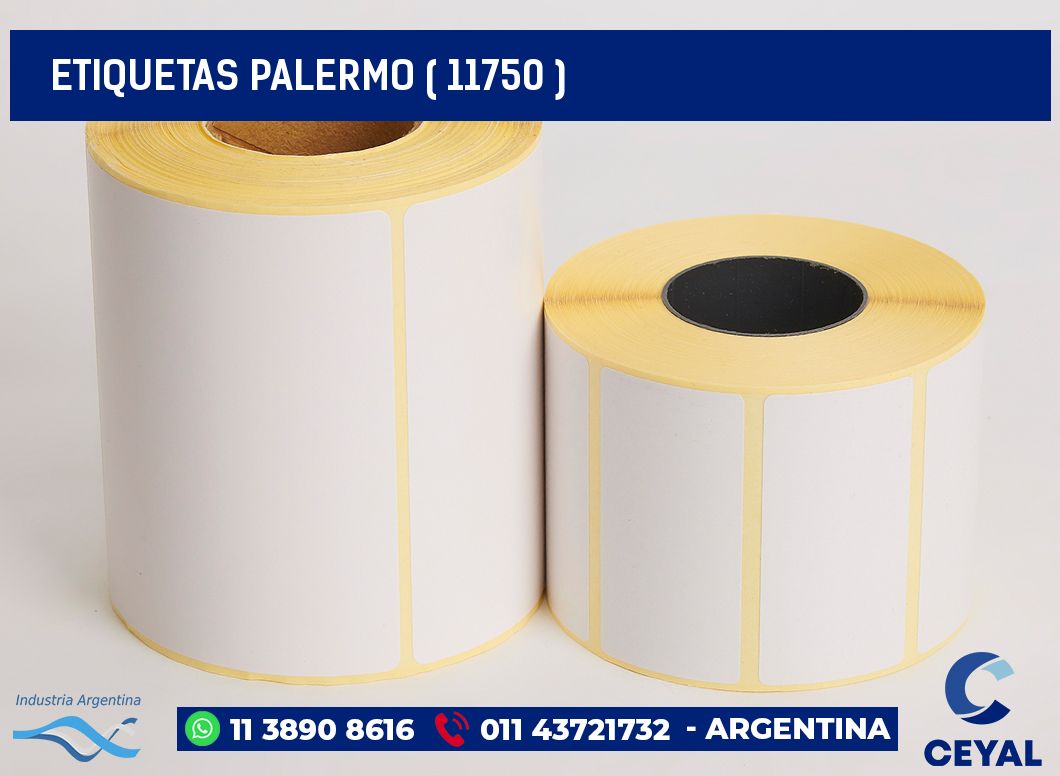 ETIQUETAS PALERMO ( 11750 )