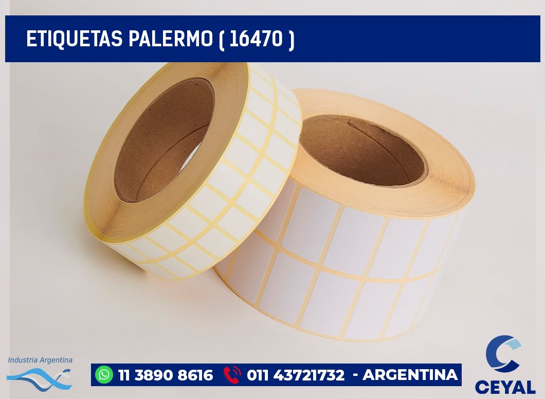 ETIQUETAS PALERMO ( 16470 )