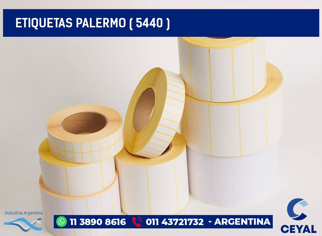 ETIQUETAS PALERMO ( 5440 )