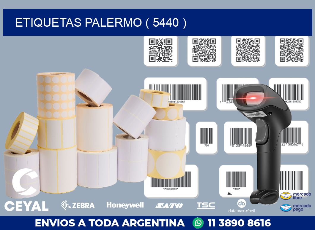 ETIQUETAS PALERMO ( 5440 )