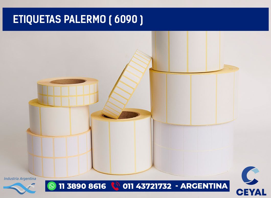 ETIQUETAS PALERMO ( 6090 )