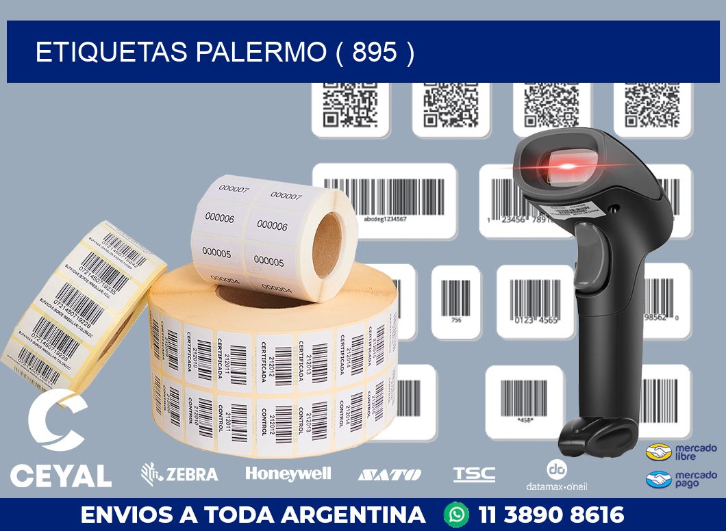 ETIQUETAS PALERMO ( 895 )