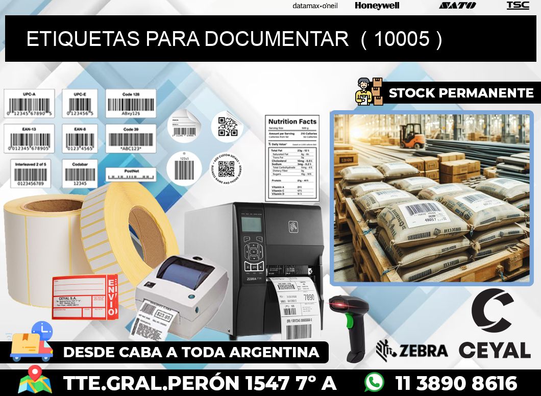 ETIQUETAS PARA DOCUMENTAR ( 10005 )
