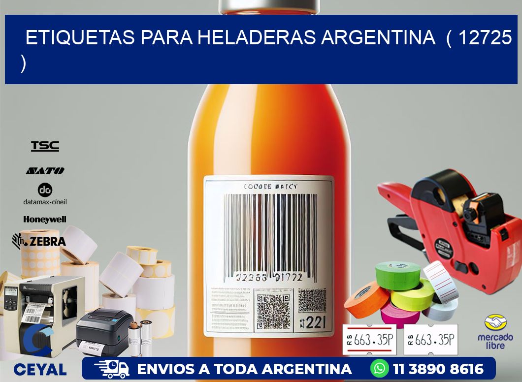 ETIQUETAS PARA HELADERAS ARGENTINA ( 12725 )