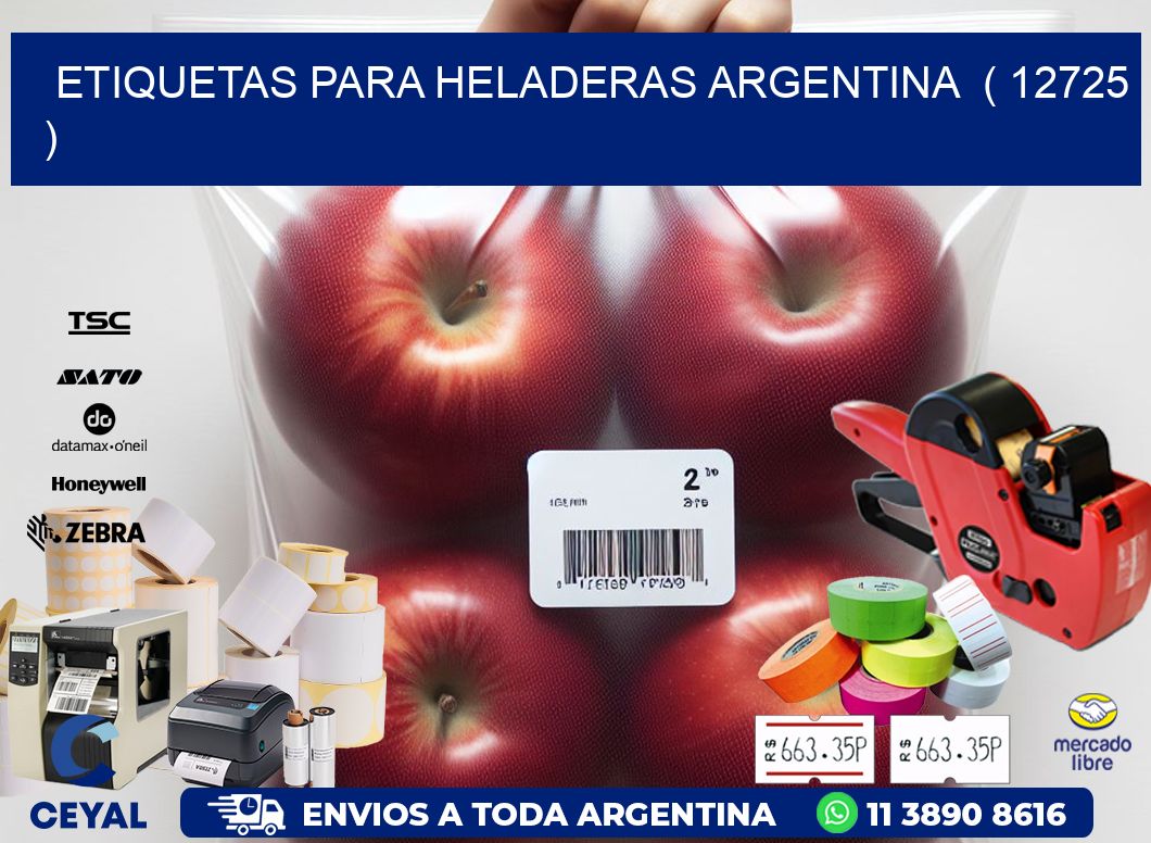 ETIQUETAS PARA HELADERAS ARGENTINA ( 12725 )