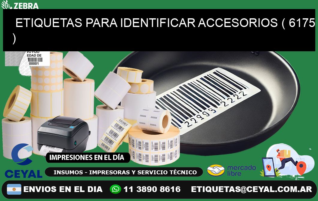 ETIQUETAS PARA IDENTIFICAR ACCESORIOS ( 6175 )