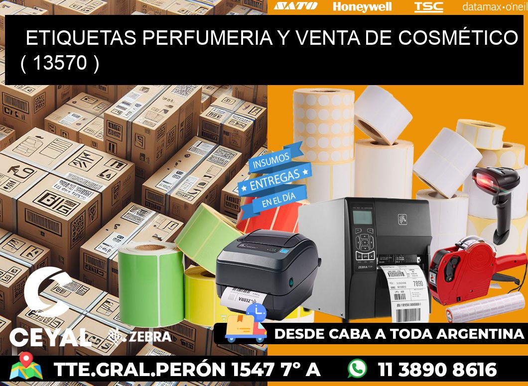 ETIQUETAS PERFUMERIA Y VENTA DE COSMÉTICO ( 13570 )