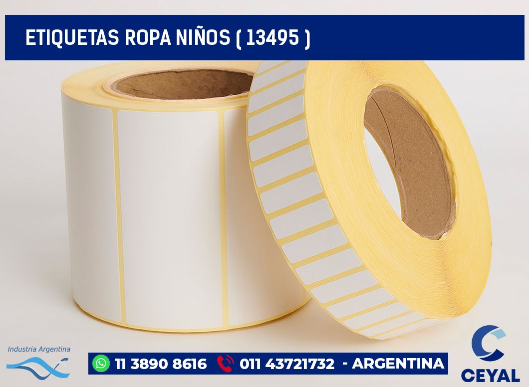 ETIQUETAS ROPA NIÑOS ( 13495 )