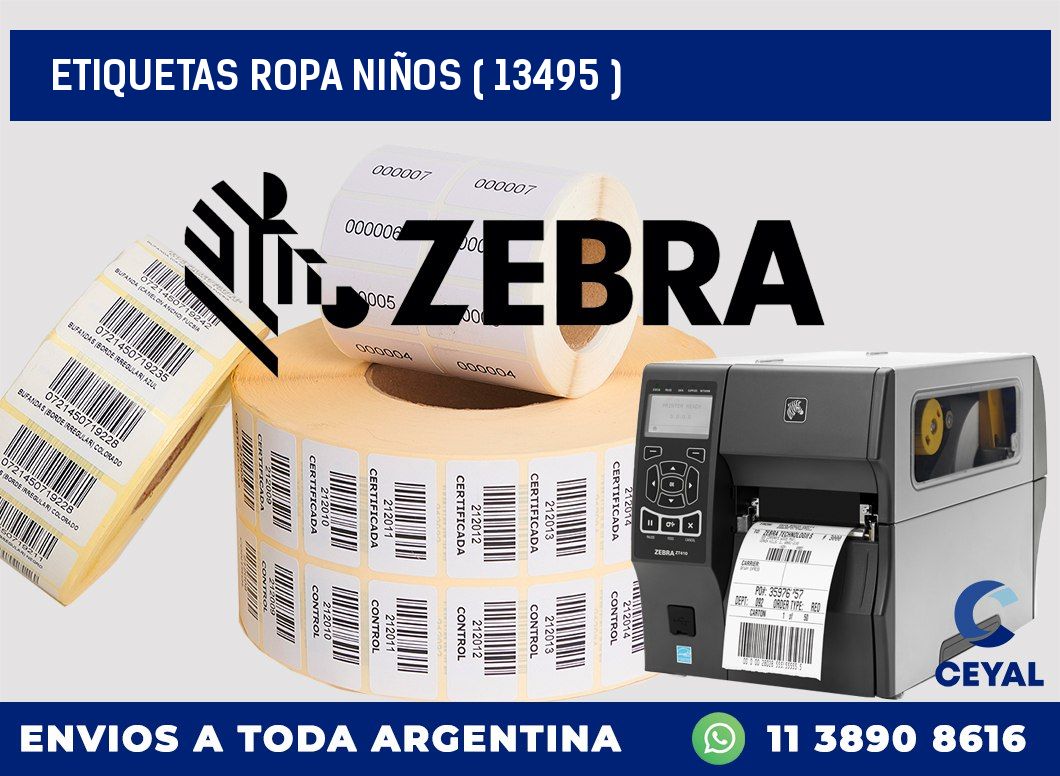 ETIQUETAS ROPA NIÑOS ( 13495 )