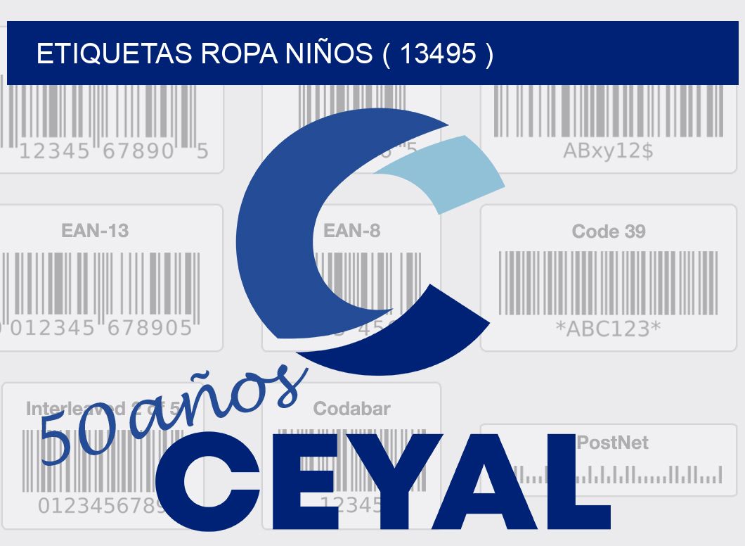 ETIQUETAS ROPA NIÑOS ( 13495 )