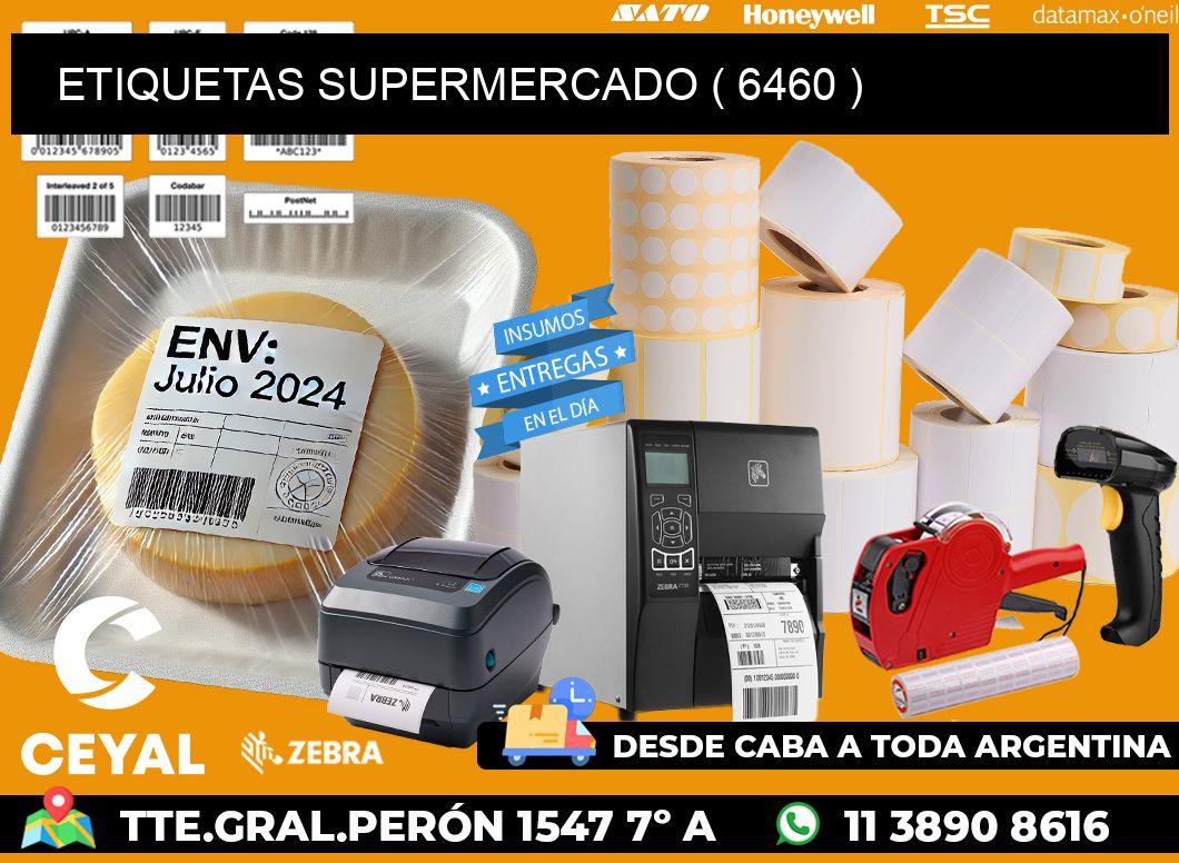 ETIQUETAS SUPERMERCADO ( 6460 )