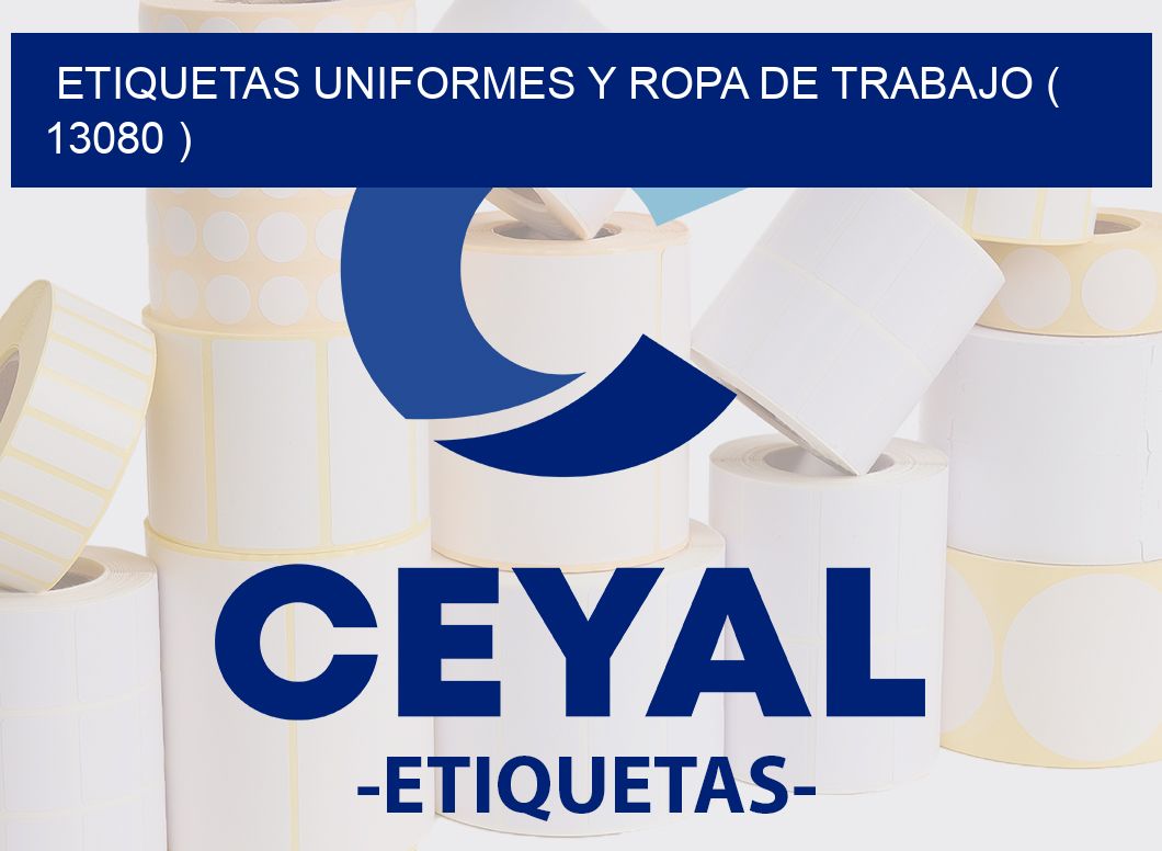 ETIQUETAS UNIFORMES Y ROPA DE TRABAJO ( 13080 )