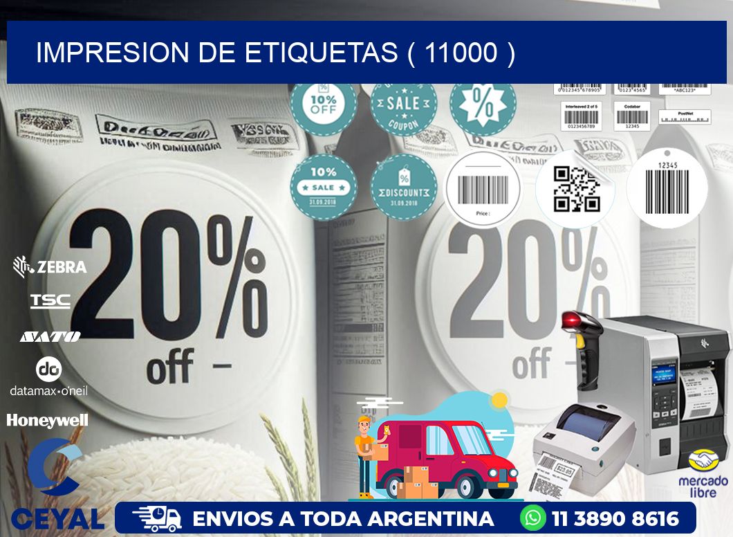IMPRESION DE ETIQUETAS ( 11000 )