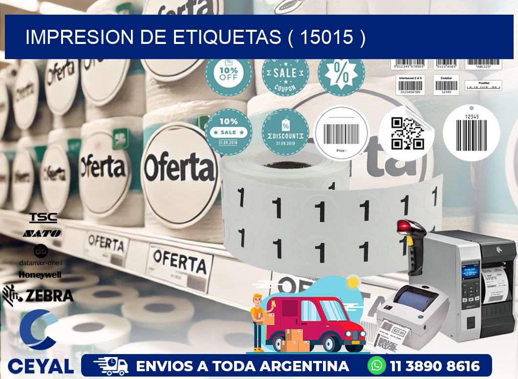 IMPRESION DE ETIQUETAS ( 15015 )