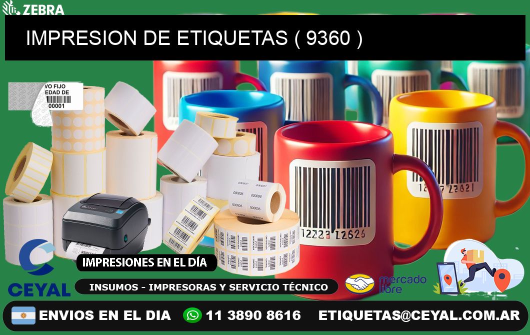IMPRESION DE ETIQUETAS ( 9360 )