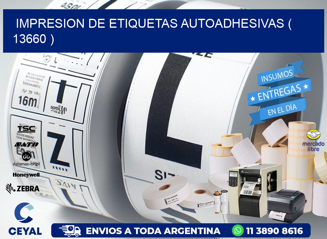 IMPRESION DE ETIQUETAS AUTOADHESIVAS ( 13660 )